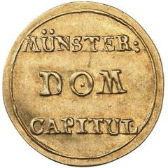 1 Pfennig Gold Pattern