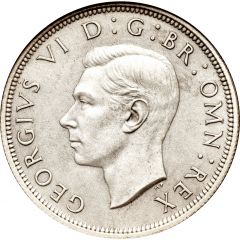 1/2 Crown - George VI 1st type