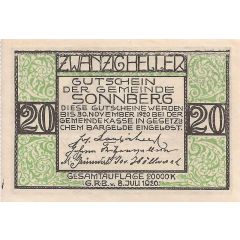 20 Heller Sonnberg