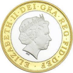 2 Pounds - Elizabeth II Act of Union, Silver Proof
