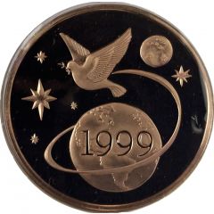 Holiday Greeting Card Medal - Peace and Hope