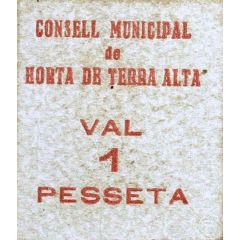 1 Peseta Horta de Terra Alta