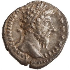 Denarius - Marcus Aurelius LIBERAL AVG V COS III, Liber and Liberalitas