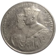 Medal - George VI and Elizabeth Coronation Salisbury
