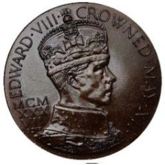 Medal - Edward VIII Proposed Coronation