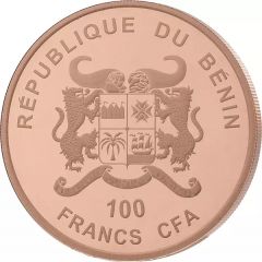 100 Francs CFA Elizabeth II, third portrait