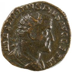 Dupondius - Maximinus Thrax PAX AVGVSTI S C, Pax
