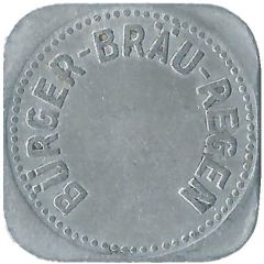 1/2 Liter Bier Bürger-Bräu, Regen