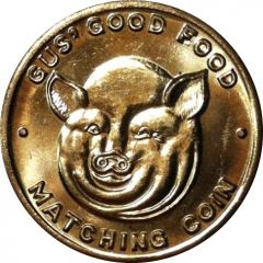 Matching Coin - Gus` Good Food Chicago, Illinois