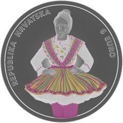 6 Euros Island of Susak, colored