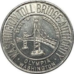 Toll Token - Port Washington Narrows Bridge Bremerton, Washington