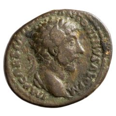 As - Marcus Aurelius and Lucius Verus CONCORD AVGVSTOR TR P XV COS III S C