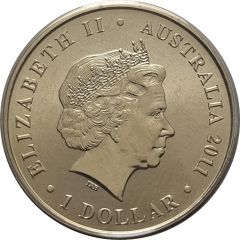 1 Dollar - Elizabeth II 4th Portrait - Young Collectors - Dragon