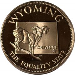 Medal - States of the Union Wyoming