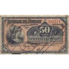 50 Centavos Fuertes Administración de la Deuda Pública