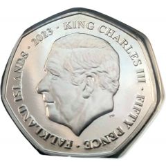 50 Pence - Charles III Christmas Penguins