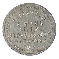 5 Cents- Patterson and Wahl Streator, Illinois