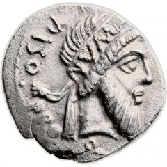 Denarius - Pompeius Magnus CN•PISO•PRO•Q NVMA / MAGN PRO•COS
