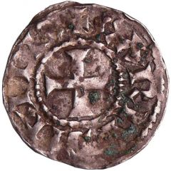 Denier - Charles II as emperor, Toulouse mint