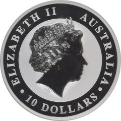 10 Dollars - Elizabeth II 4th Portrait - Australian Kookaburra