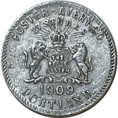 1/2 Cent - Foster-Avery Company Portland, Maine