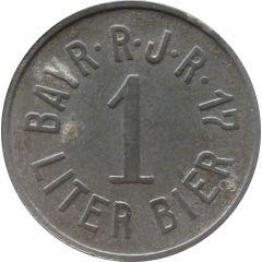 1 Liter Bier - Germersheim BAYR. R.J.R. 17