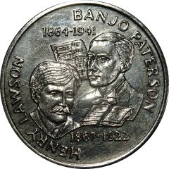 Medal - Australia 200 Years Collection Henry Lawson and Banjo Paterson