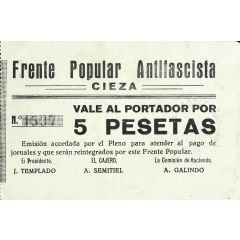 5 Pesetas Cieza