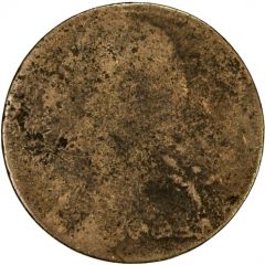 1/2 Penny Regal Imitation - George III left