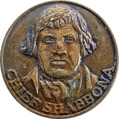 Token - Chief Shabbona