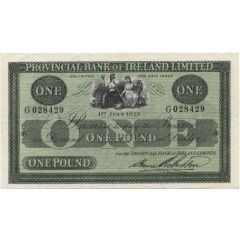 1 Pound Provincial Bank of Ireland