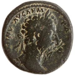 Sestertius - Marcus Aurelius TR POT XXIII IMP V COS III S C, Aequitas