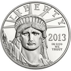 100 Dollars `American Platinum Eagle` Bullion Coinage