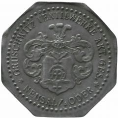 10 Pfennig - Neusalz a. Oder Gruschwitz Textilwerke Akt. Ges.