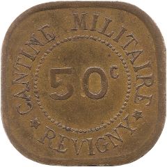 50 Centimes - Cantine Militaire Revigny