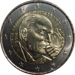 2 Euros François Mitterrand