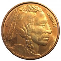 1 oz Copper Native American