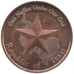 1 oz Copper Republic of Texas