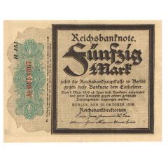 50 Mark Reichsbanknote