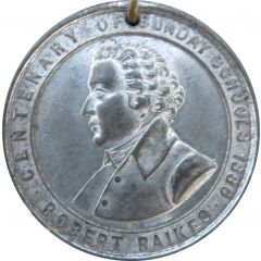 Medal - Robert Raikes Centenary of Sunday Schools