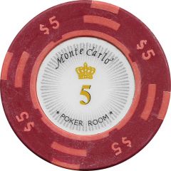 5 Dollars - Poker Room Monte Carlo Las Vegas, Nevada