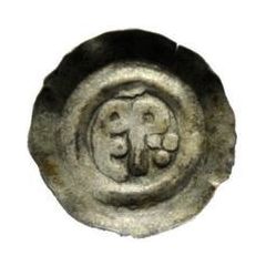 1/2 Siliqua - Perctarit Posthumous, thick monogram