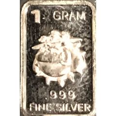 1 Gram Silver USMC Bulldog