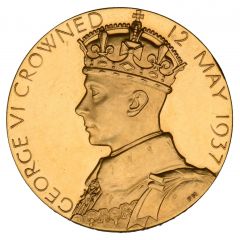 Medal - George VI Coronation, gold, 32mm