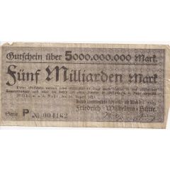 5 000 000 000 Mark Deutsch-Luxemburgische Bergwerks- und Hütten-AG