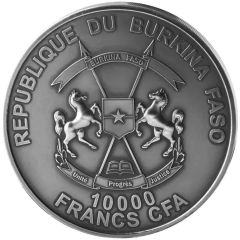 10 000 Francs CFA Mammoth family