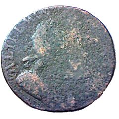 1/2 Penny - William III 2nd issue