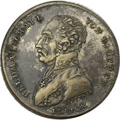 Counter Token - Feldmarschall Gebhard Leberecht von Blücher - Battle of Brienne War of the Sixth Coalition