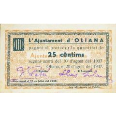 25 Céntimos Oliana