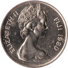 5 Cents - Elizabeth II 2nd portrait